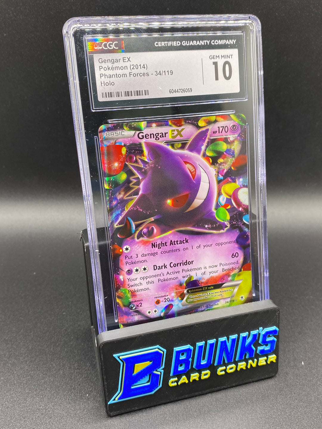 CGC 10 Gengar Ex Phantom Forces