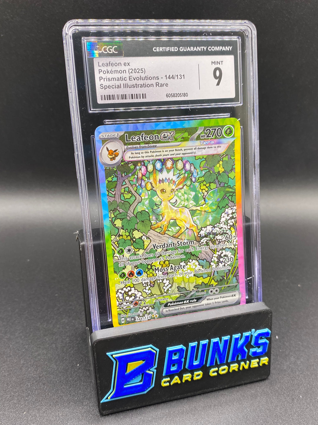 CGC 9 Leafeon Ex SIR Prismatic Evolutions