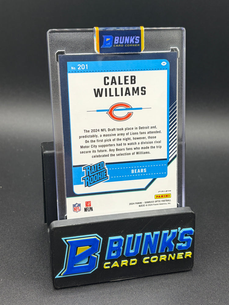 2024 Caleb Williams Donruss Optic Red Mojo RC