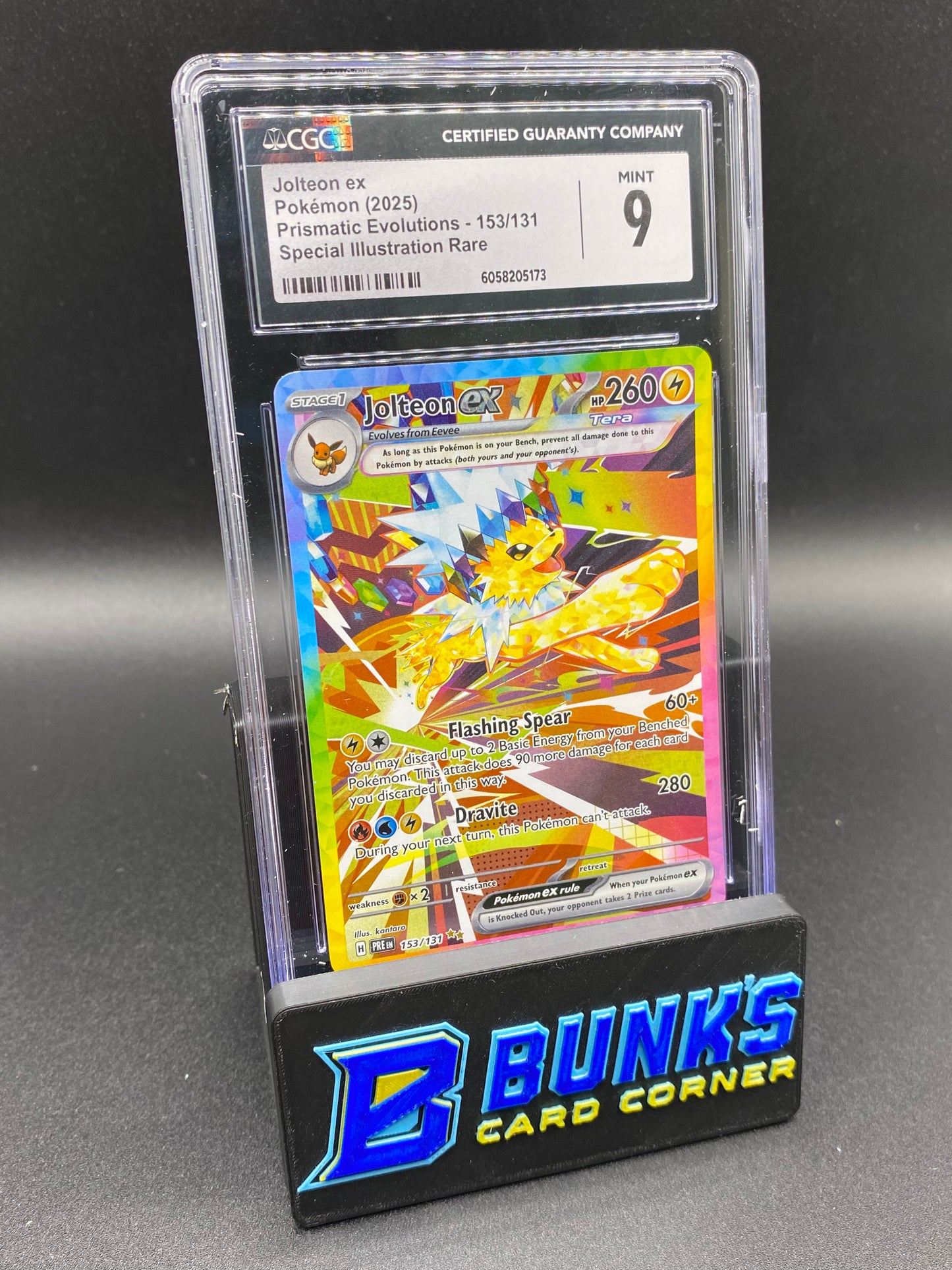 CGC 9 Jolteon Ex SIR Prismatic Evolutions