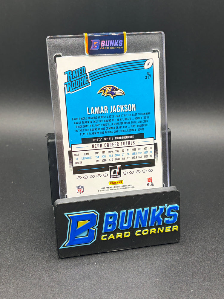 2018 Lamar Jackson Donruss Panini RC