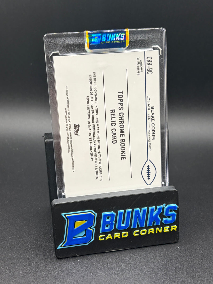 2024 Blake Corum Topps Chrome Rookie Relic 5/5