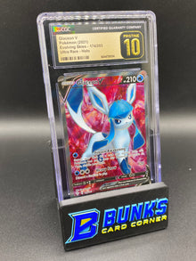 CGC PRISTINE 10 Glaceon V Ultra Rare Evolving Skies