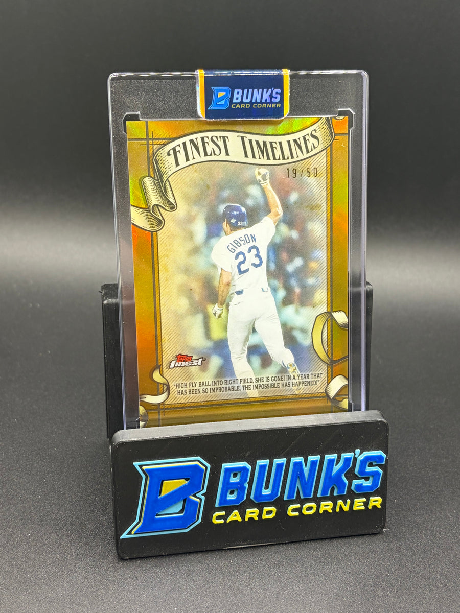 2026 Kirk Gibson Topps Finest Timelines 19/50
