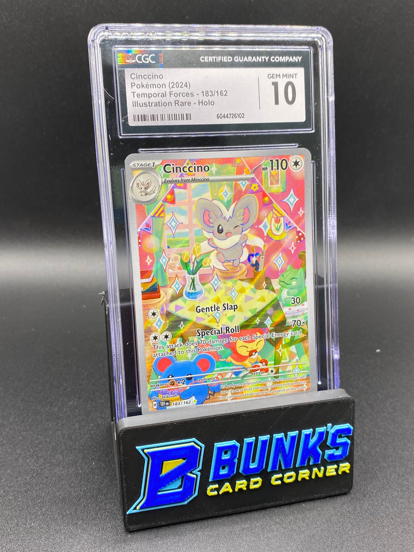 CGC 10 Cinccino Illustration Rare Temporal Forces