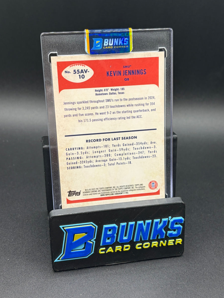 2025 Kevin Jennings Topps Bowman Chrome 3/5
