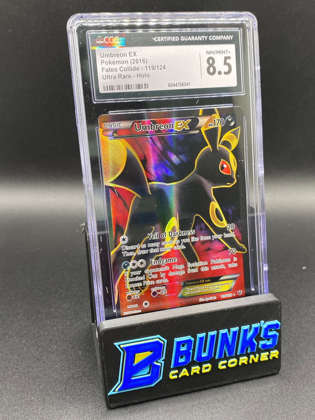CGC 8.5 Umbreon Ex Ultra Rare Fates Collide