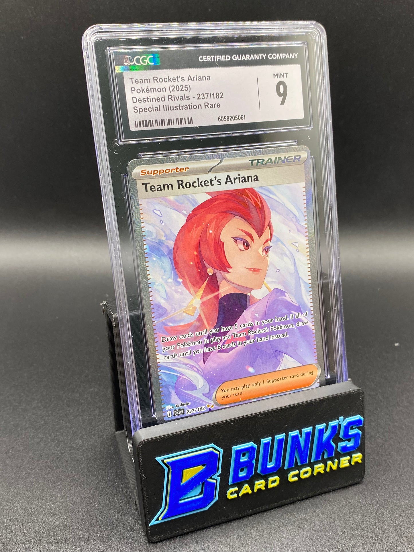 CGC 9 Team Rocket's Ariana SIR Destined Rivals