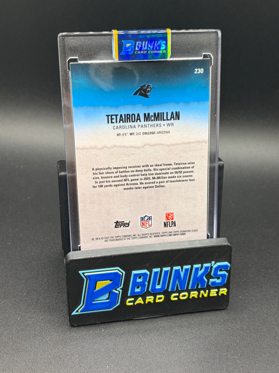 2025 Tetairoa McMillian Topps Chrome 25/150