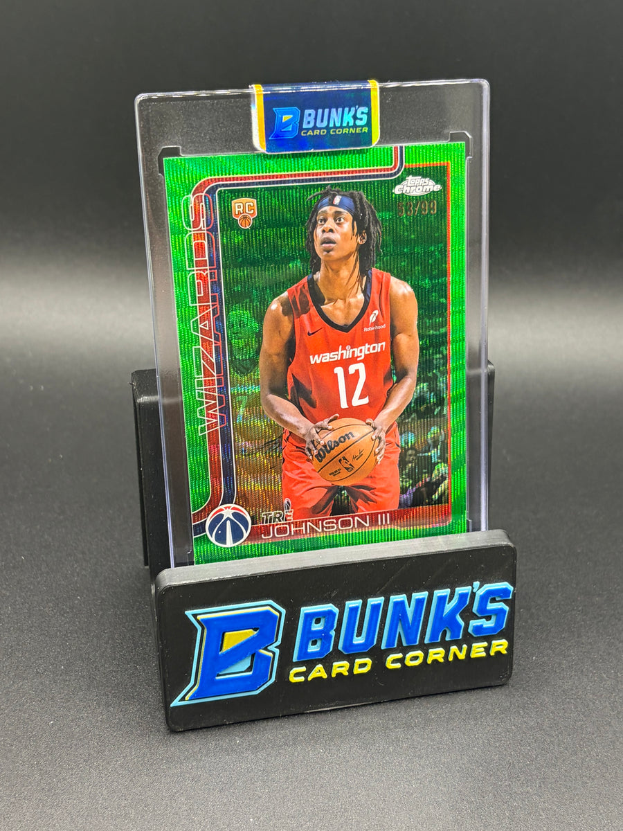 2025 Tre Johnson III Topps Green Chrome RC