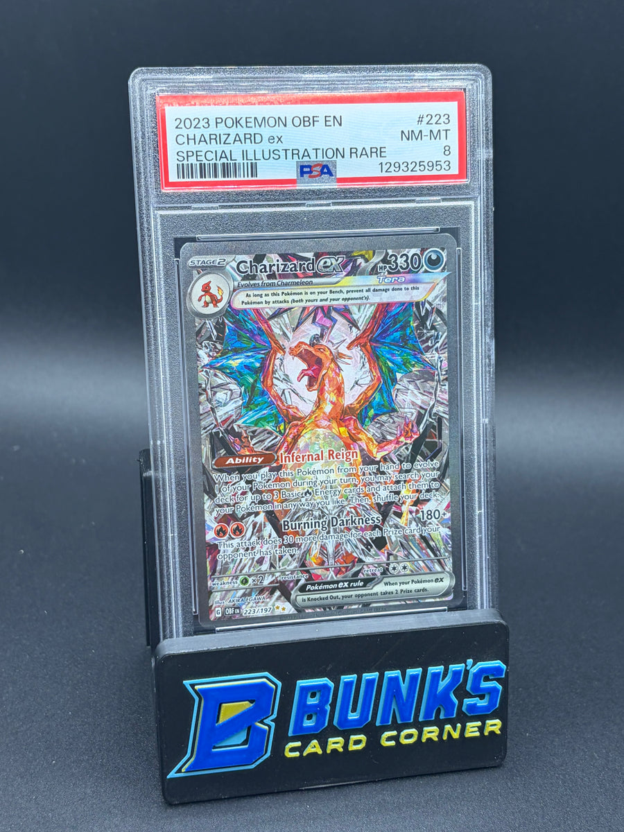 Charizard EX SIR Obsidian Flames PSA 8