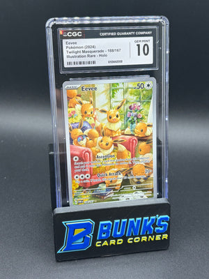Eevee Illustration Rare Holo Twilight Masquerade CGC 10