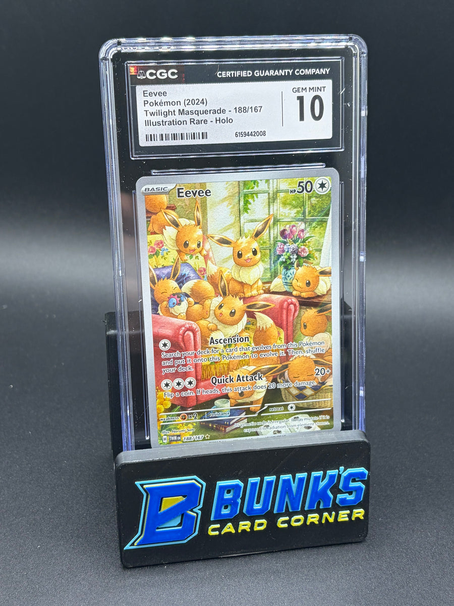 Eevee Illustration Rare Holo Twilight Masquerade CGC 10