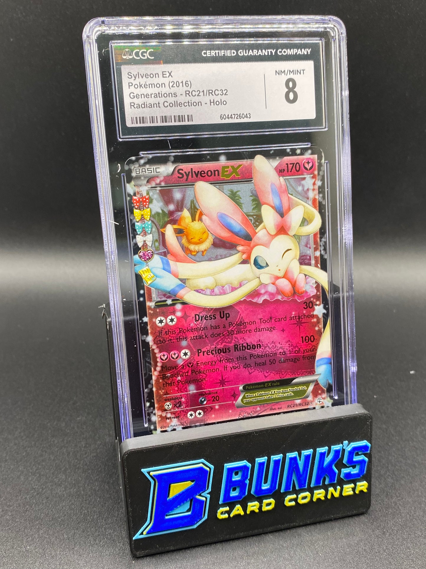 CGC 8 Sylveon Ex Radiant Collection Generations