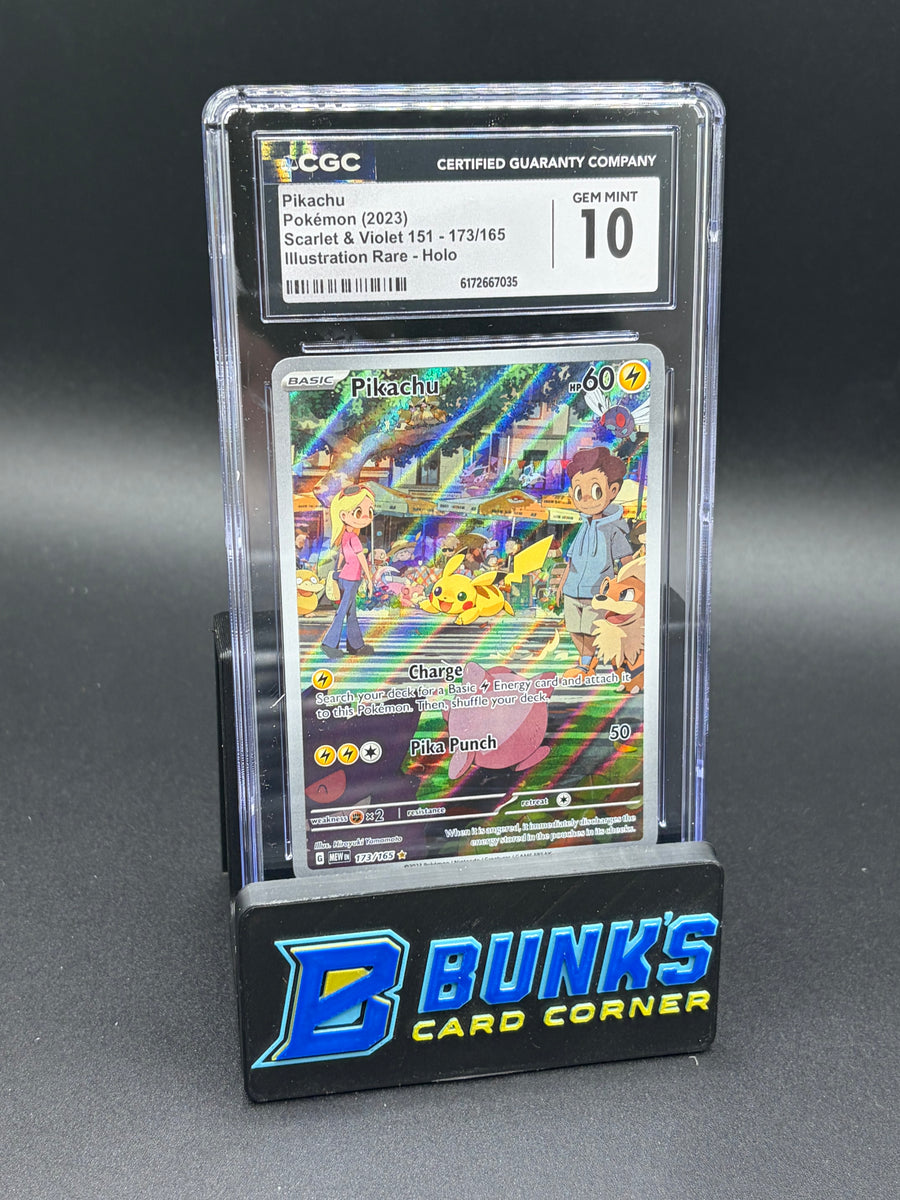 Pikachu Illustration Rare Holo Scarlet & Violet CGC 10