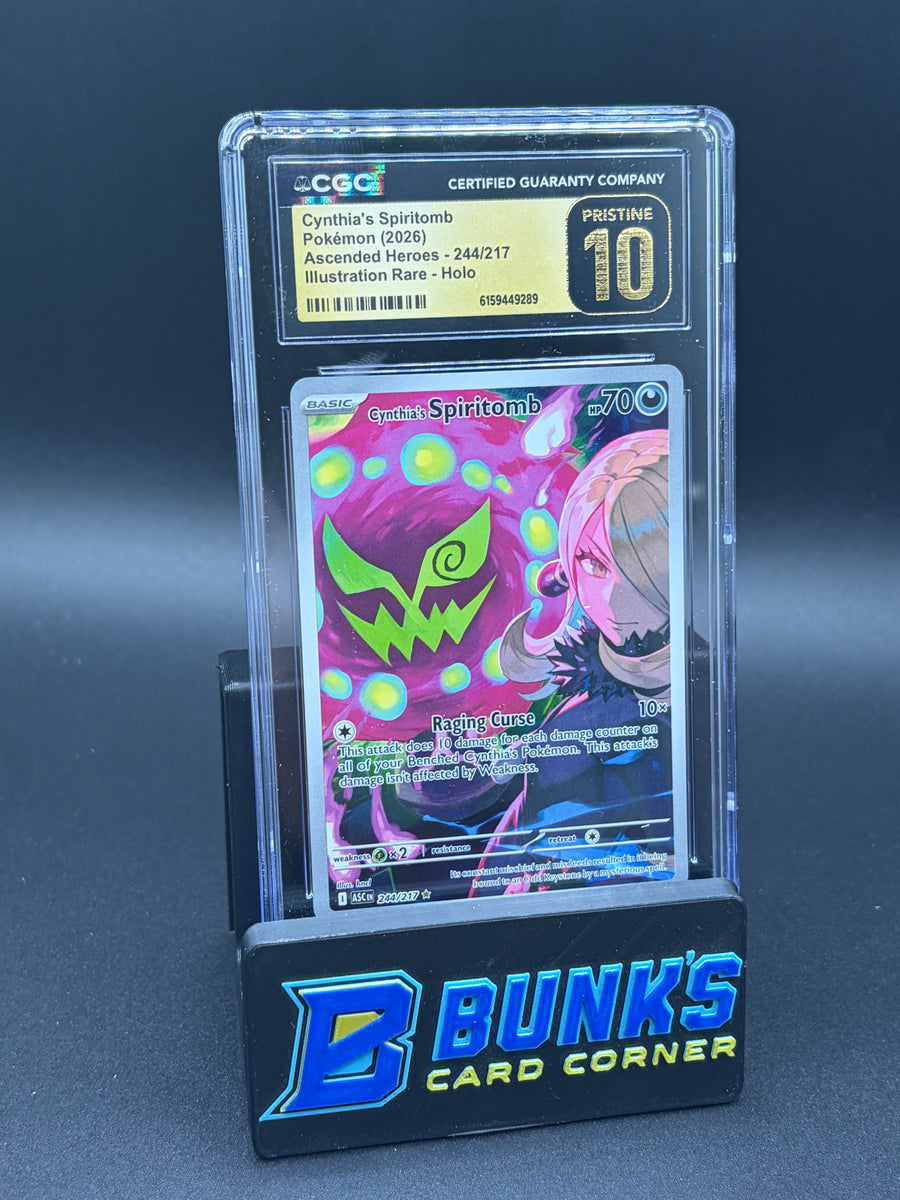 Cynthia's Spiritbomb Illustration Rare Ascended Heroes CGC Pristine 10