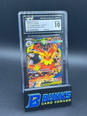 Mega Emboar EX SIR Ascended Heroes CGC 10