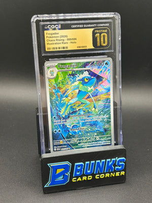 Frogadier Illustration Rare Holo Chaos Rising CGC Pristine 10