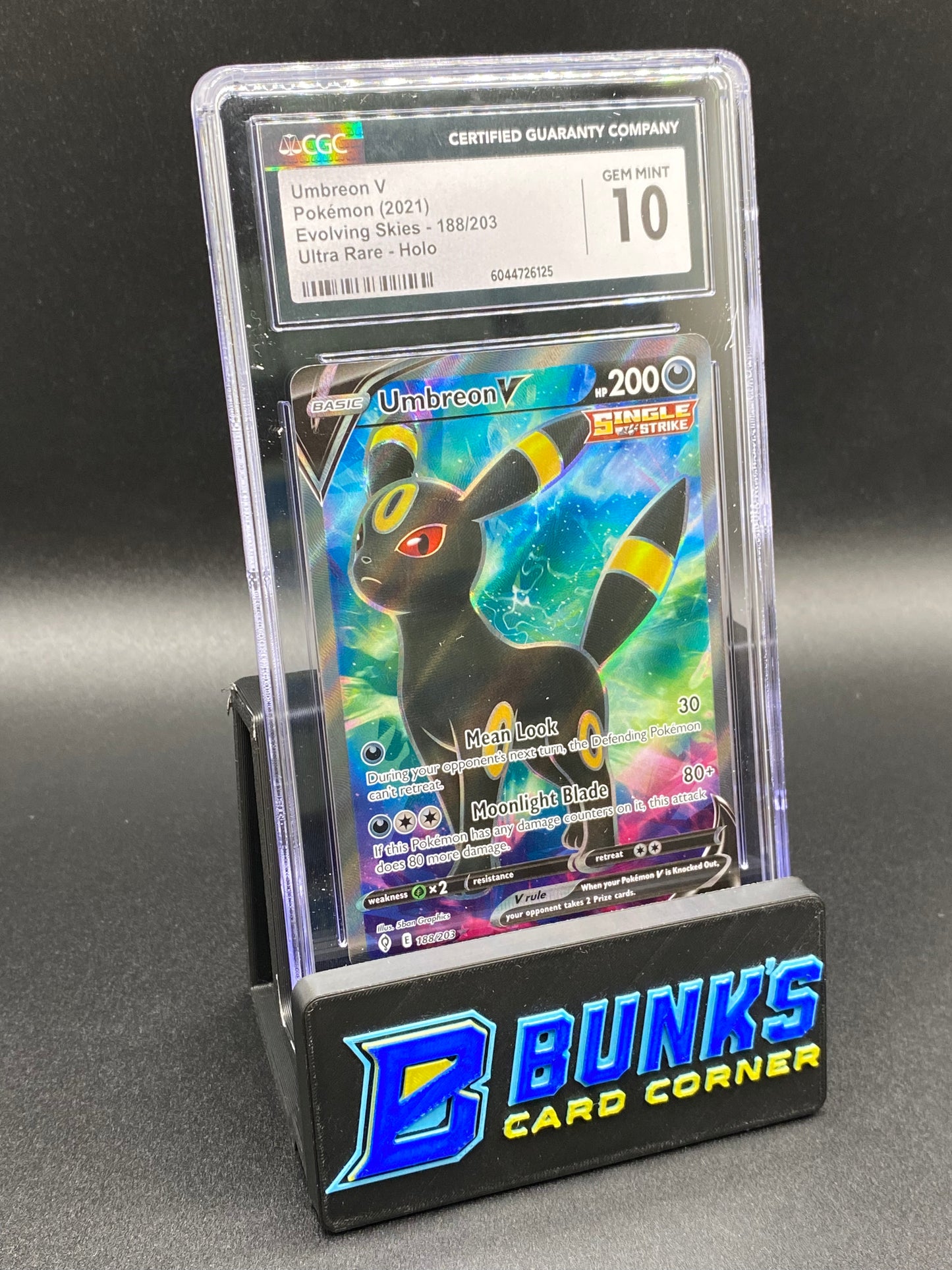 CGC 10 Umbreon V Ultra Rare Evolving Skies