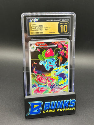 Ivysaur Illustration Rare Holo Mega Evolution CGC Pristine 10