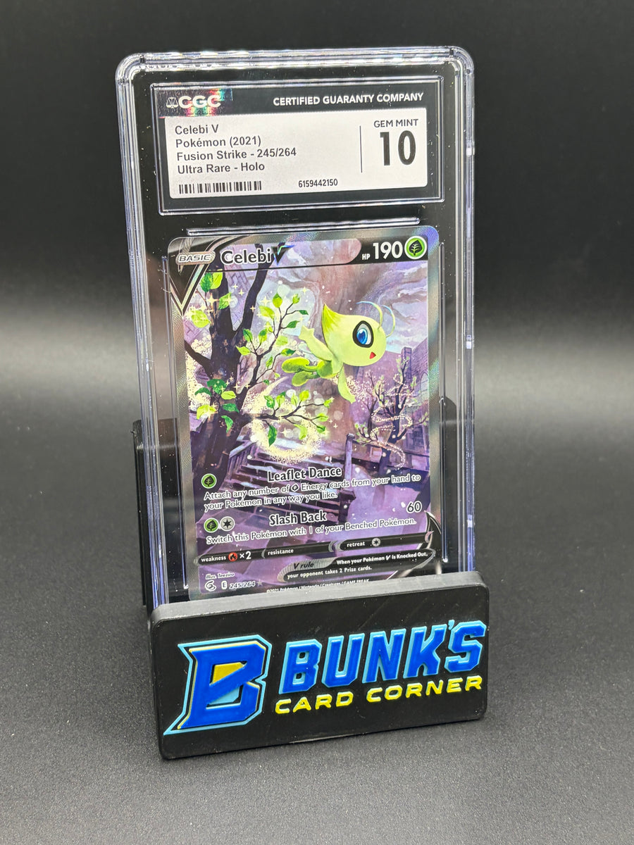 Celebi V Ultra Rare Fusion Strike CGC 10
