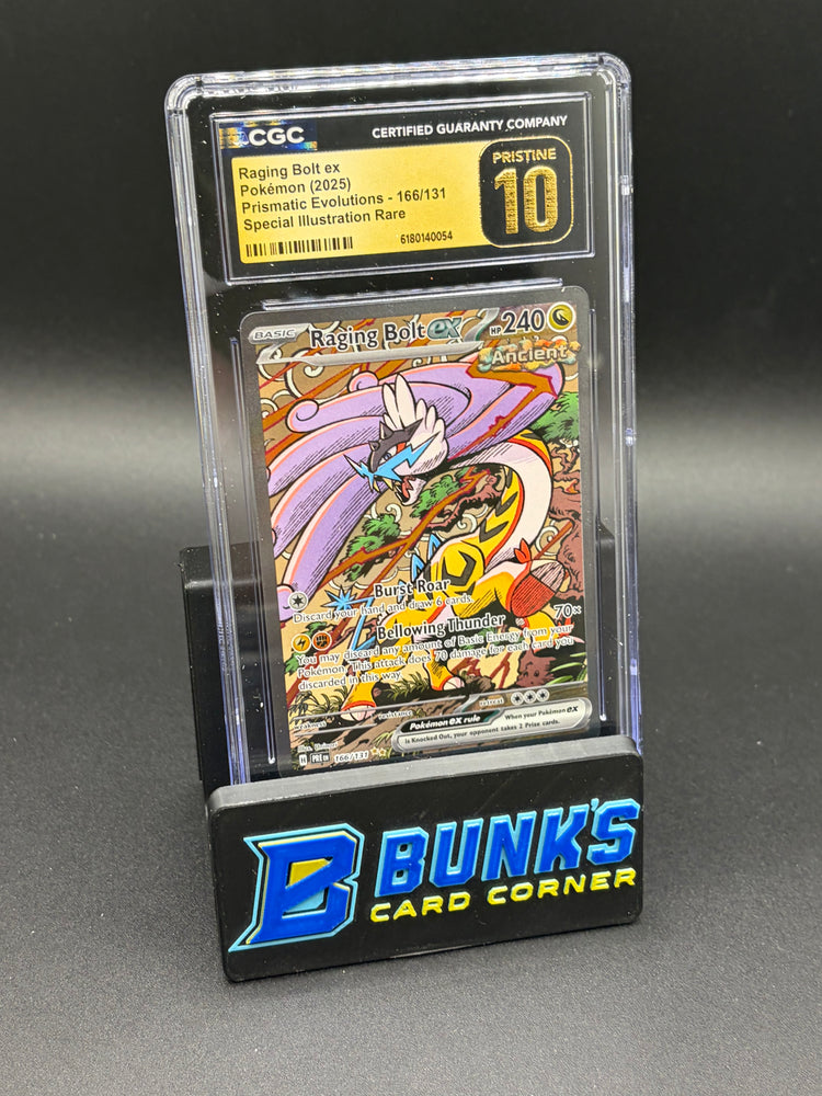 Raging Bolt EX SIR Prismatic Evolutions CGC Pristine 10