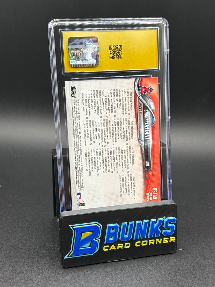 2018 Shohei Ohtani Topps Update CGC Pristine 10