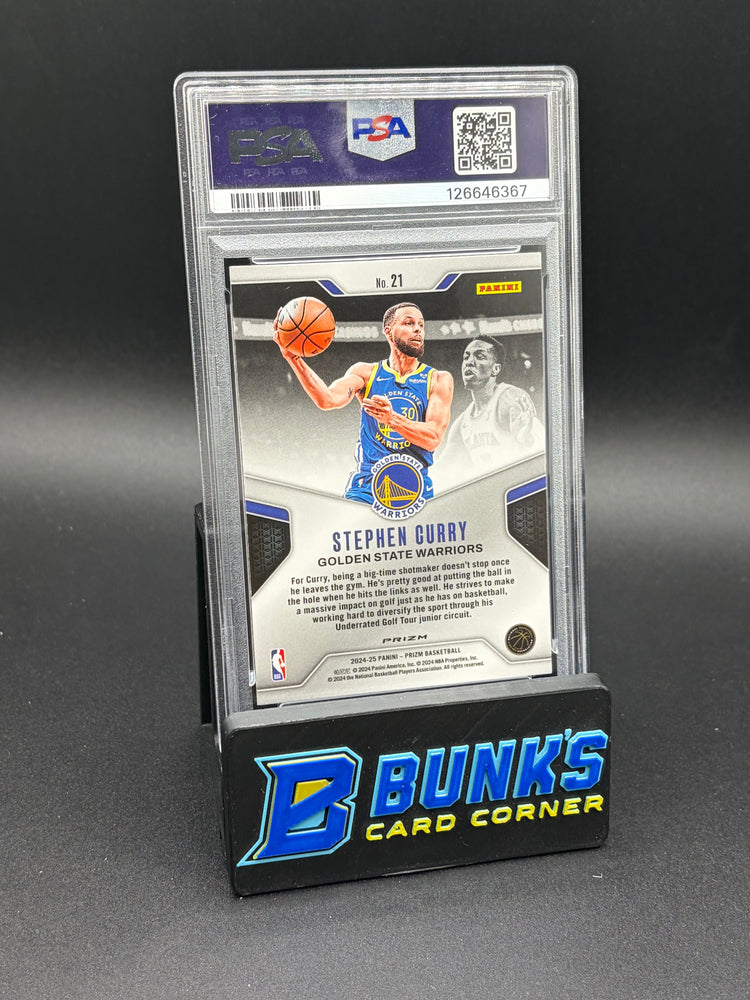 2024 Stephen Curry Dominance Silver Prizm PSA 10