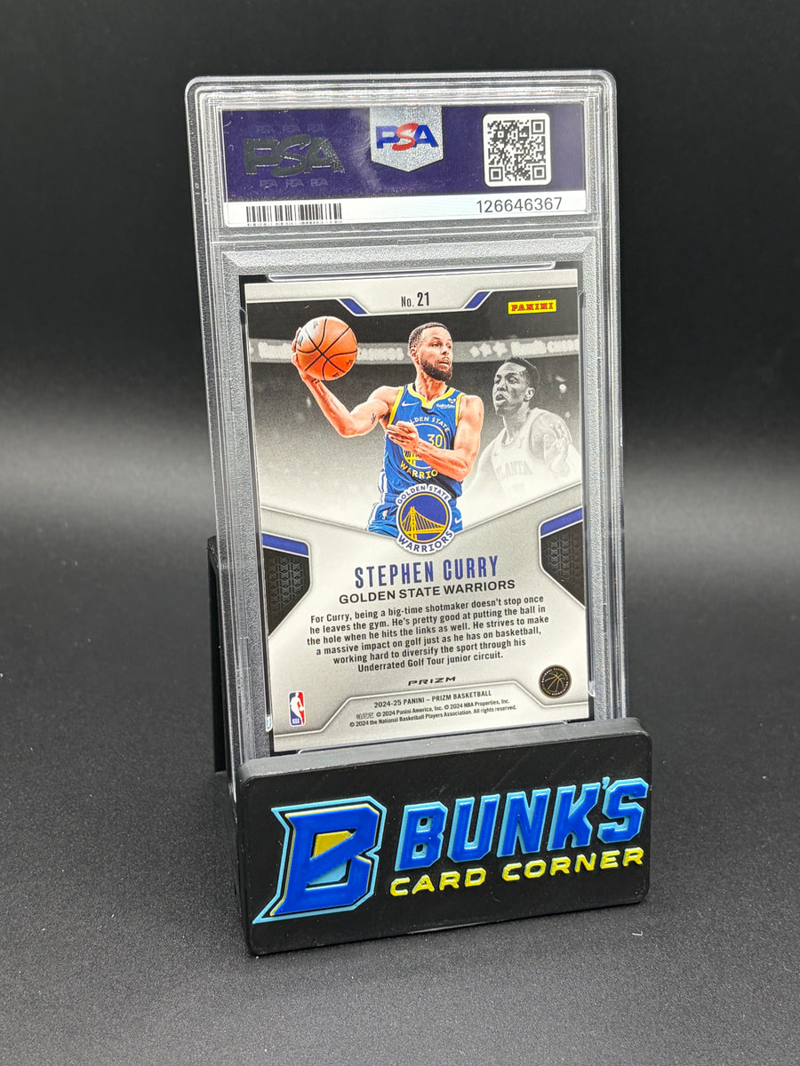 2024 Stephen Curry Dominance Silver Prizm PSA 10