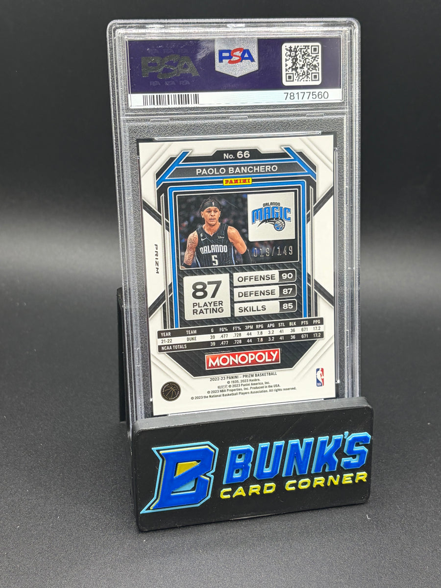 2022 Paolo Banchero Pink Prizm PSA 10 RC 19/149