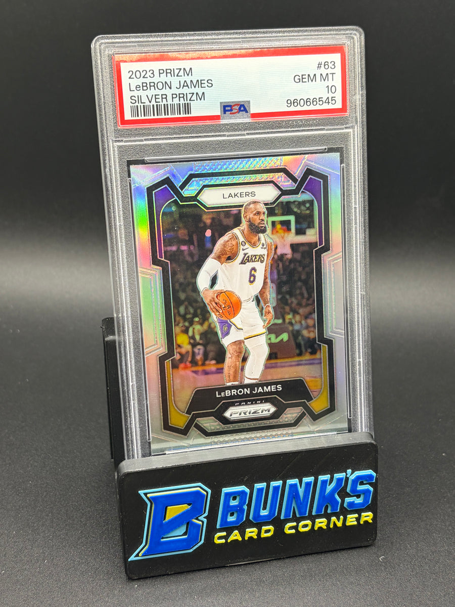 2023 LeBron James Silver Prizm PSA 10