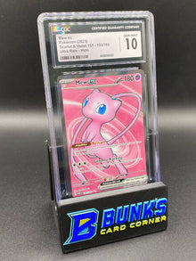 CGC 10 Mew Ex Ultra Rare 151