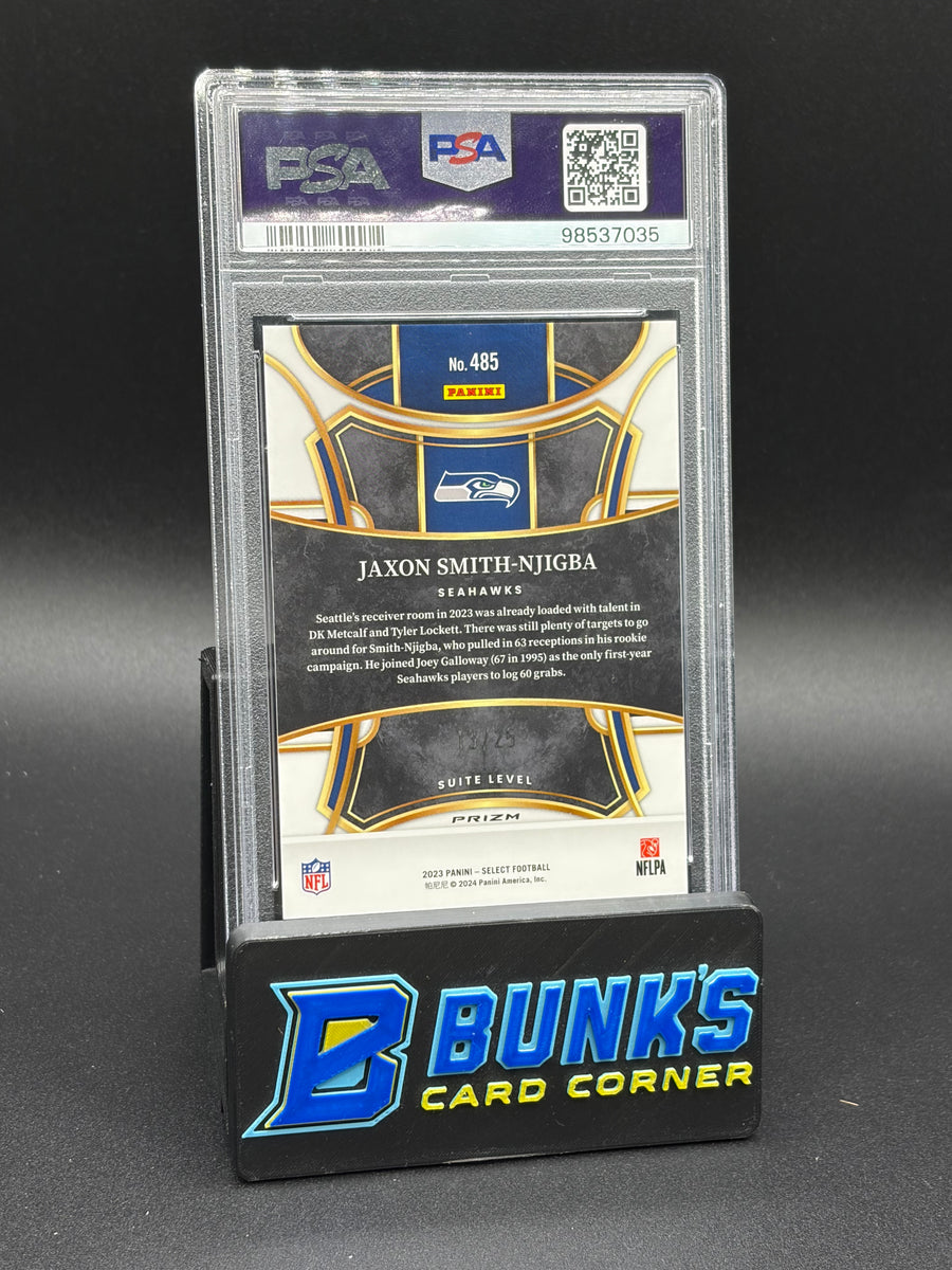2023 Jaxson Smith-Njigba Tie Dye Prizm PSA 9 13/25
