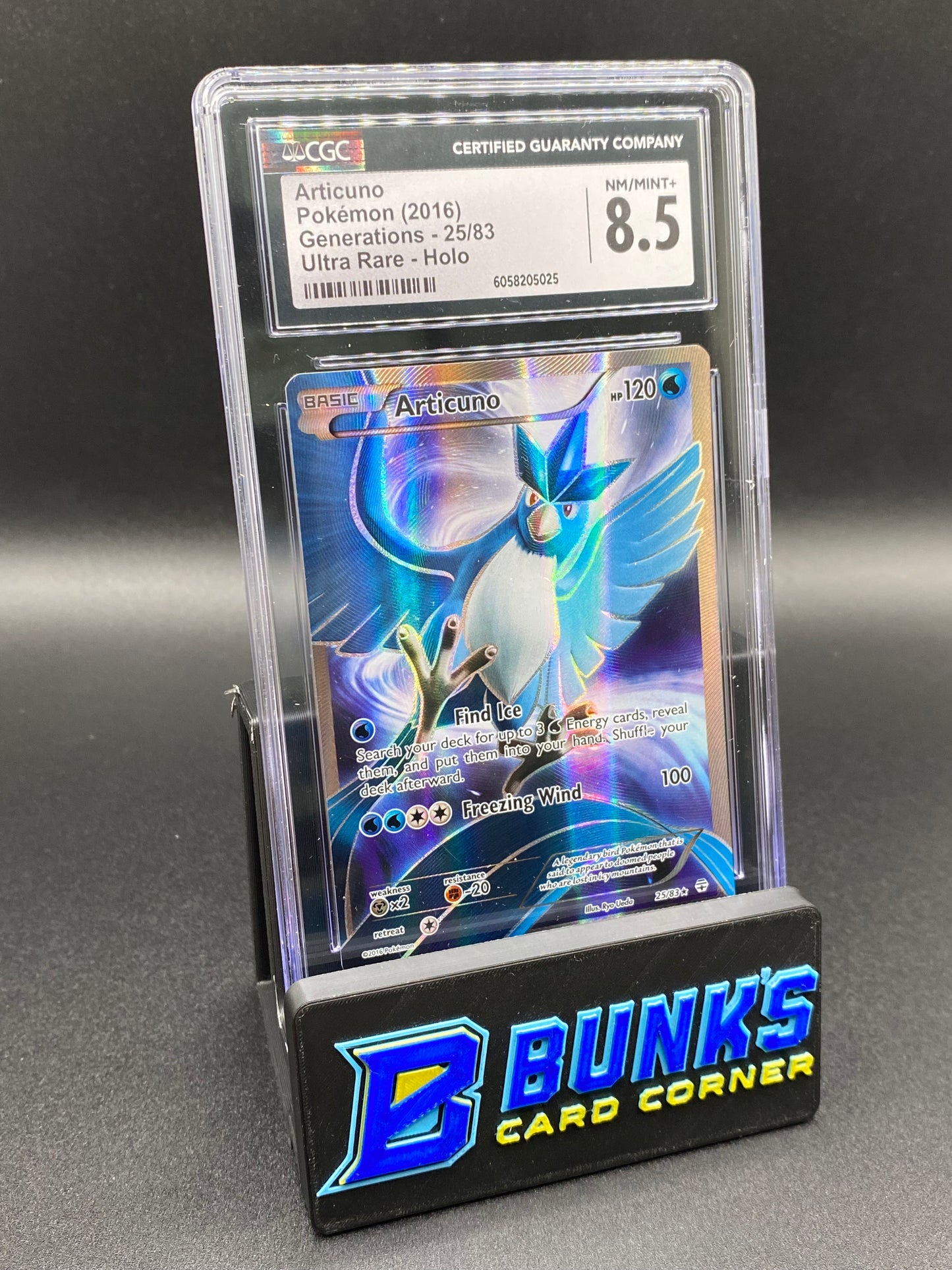CGC 8.5 Articuno Ultra Rare Generations