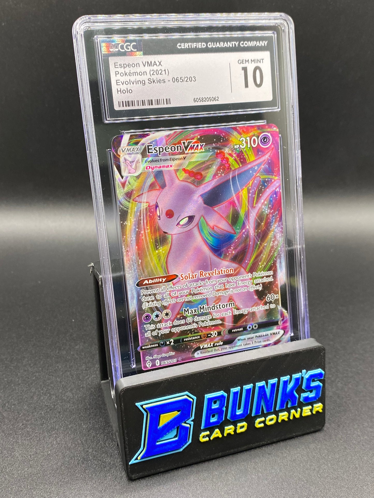 CGC 10 Espeon Vmax Evolving Skies