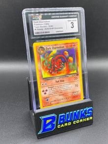 CGC 3 Dark Charmeleon W Stamp Team Rocket