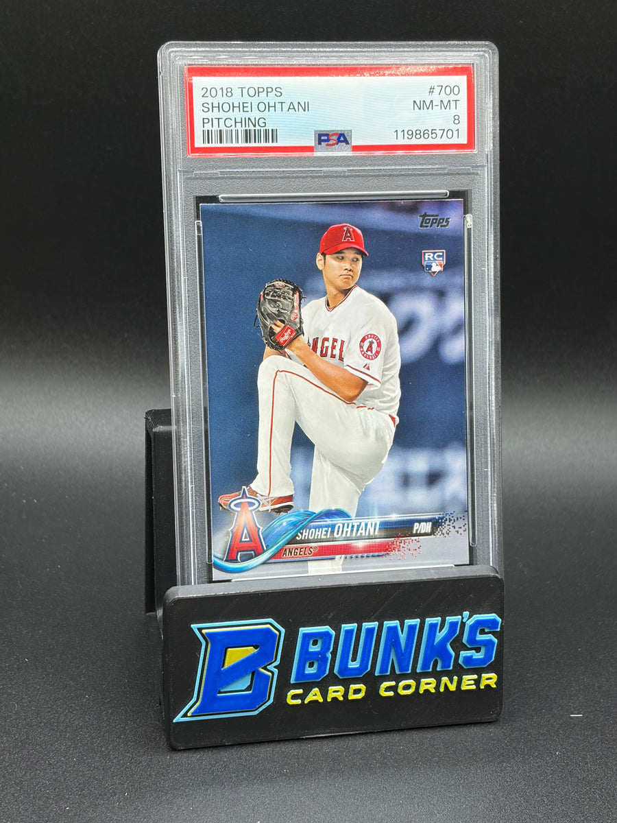 2018 Shohei Ohtani Pitching Topps PSA 8 RC