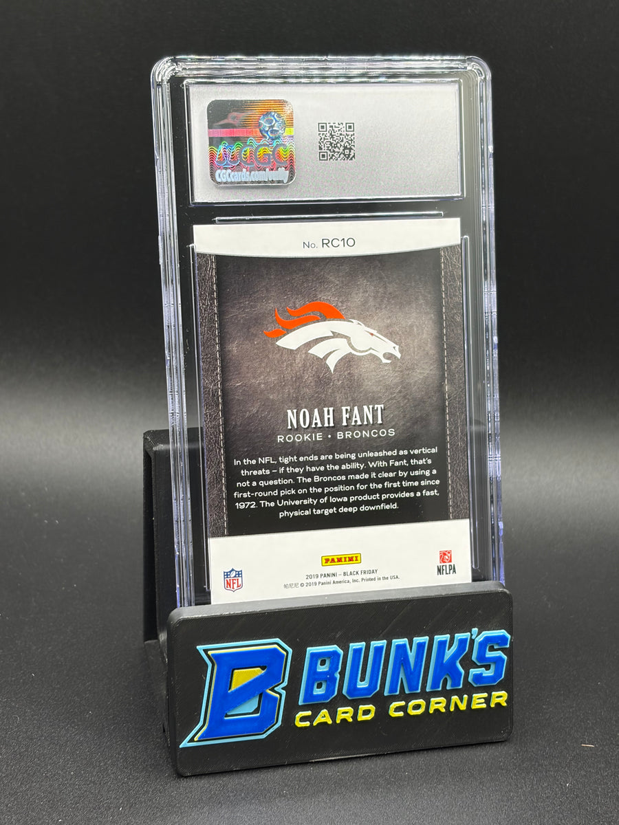 2019 Noah Fant Pyramids Rookie & Prospects CGC 10
