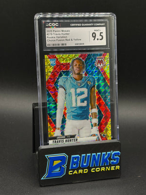 2025 Travis Hunter Choice Fusion Red & Yellow CGC 9.5 RC