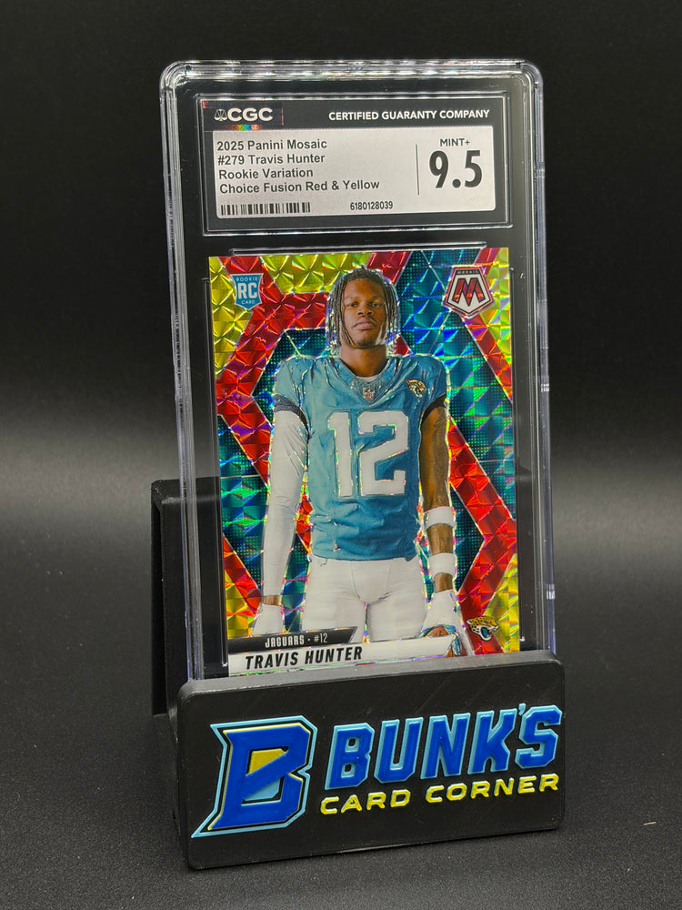 2025 Travis Hunter Choice Fusion Red & Yellow CGC 9.5 RC