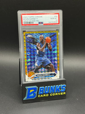 2023 Kevin Garnett Gold Geometric Topps Chrome PSA 10 48/50