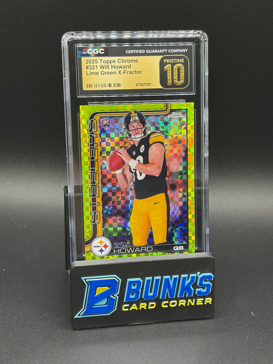 2025 Will Howard Lime Green XFractor CGC Pristine 10