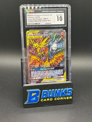 Moltres & Zapdos & Articuno Promo CGC 10