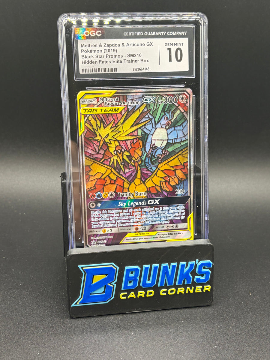 Moltres & Zapdos & Articuno Promo CGC 10