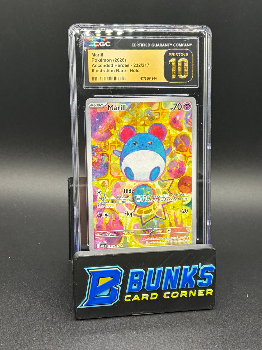 Marill Illustration Rare Ascended Heroes CGC Pristine 10