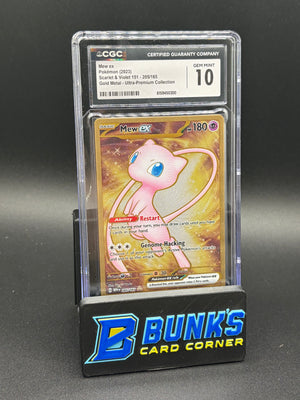 Mew Premium Collection Scarlet & Violet CGC 10