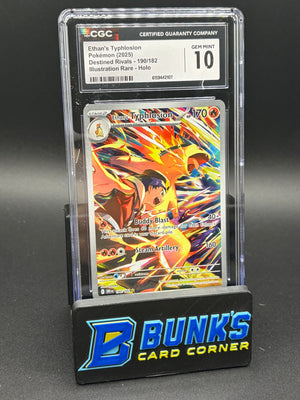 Ethan's Typhlosion Illustration Rare Destined Rivals CGC 10