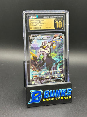 Rapid Strife Urshifu V Ultra Rare Battle Styles CGC Pristine 10