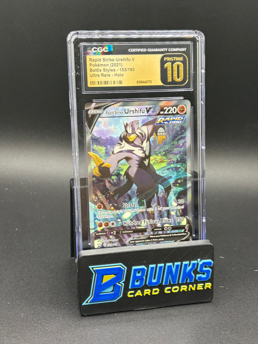 Rapid Strife Urshifu V Ultra Rare Battle Styles CGC Pristine 10