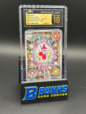 Medicham Illustration Rare Ascended Heroes CGC Pristine 10